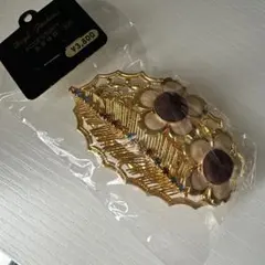 ミハエルネグリンフラワービーズ バレッタ ヘアアクセサリー - メルカリ