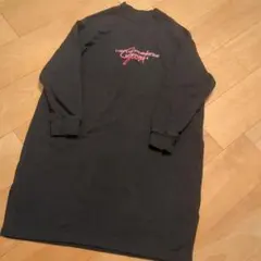 GU　ブラック長袖ワンピース 150サイズ