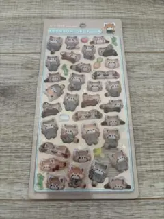 ボンボンドロップシール　レッサーパンダ