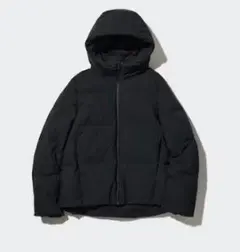 ユニクロ UNIQLO ダウンジャケット Sサイズ ブラック系 レディースのサムネイル