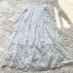アイレネ　IRENE ドット　スカート　ロング　36 フレア　春夏　透け感のサムネイル