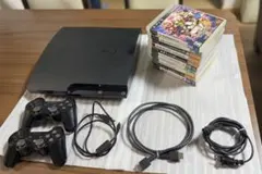 PS3本体 コントローラー2個 ゲーム10本セット