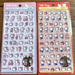 キティボンボンドロップシールミニ　mini ピンク&赤セット　サンリオ　正規品