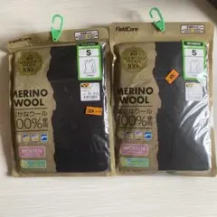 ワークマン　メリノウール100% 長袖ラウンドネックシャツ　レディース　黒
