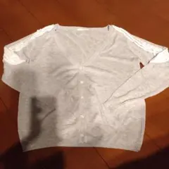 オペークドットクリップカーディガン