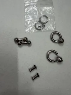 바디 피어싱 대량 판매 6G 3 개 18G 보너스