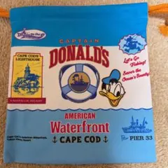 ディズニー 巾着 ドナルド きんちゃく ポーチ 袋 ミニ