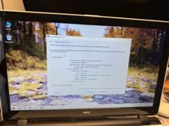 ジャンク　NEC LAVIE ホワイトノートPC