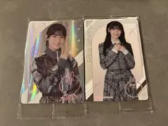 櫻坂46 ローソン ウエハース 石森璃花 ノーマル・レア2点セット
