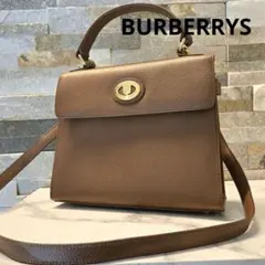 BURBERRY　ハンドバッグ　ショルダーバッグ　レザー　ノバチェック　ホース