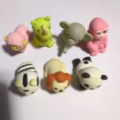 消しゴム　動物セット【7】