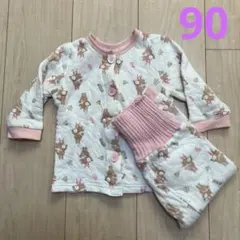 ベビー パジャマ 上下セット 90サイズ　キルティング