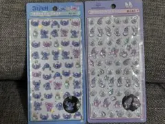 ディズニーボンボンドロップシールmini 2個 スティッチ ヤングオイスター