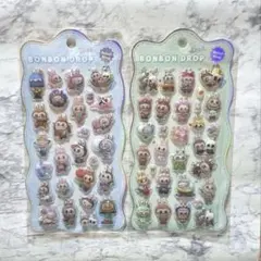 【2つセット】LABUBUラブブ BONBON DROP ボンボンドロップシール