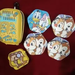 ★　DisneySTORE　チップアンドデール　シリコンポーチ&ポーチ&小皿