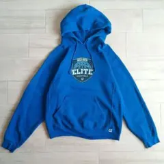 【00s】Russell バスケパーカー メンズM ブルー ELITE