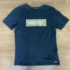 NIKE F.C FC Tシャツ　ブラック　金ロゴ