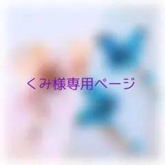 くみ様専用ページ