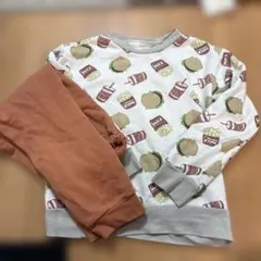 ハンバーガーパジャマ　トレーナー生地