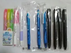 蛍光ペン＆ボールペン＆シャープペン12本セット