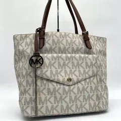 マイケルコース MICHAEL KORS トートバッグ　MK柄 PVC チャーム