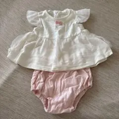 フリル付きドレスとパンツセット 70