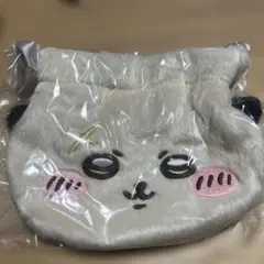ちぃかわ　おかお巾着 ラッコ ポーチ