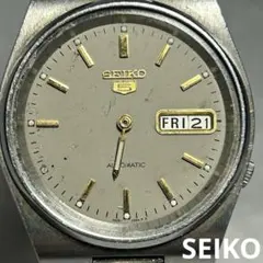 SEIKO5 自動巻き時計 風防無し 部分取り