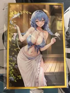 勝利の女神:NIKKE くじコレ ヘルム ミニ色紙