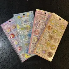 3D 立体シール 4枚セット Lovely Zoo ぷっくり至上主義！