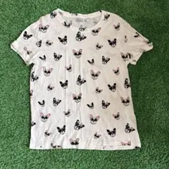 Bershka ブルドッグプリント 半袖Tシャツ Mサイズのサムネイル