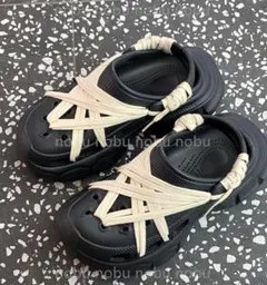CROCS メガクラッシュ rick owens 風 - メルカリ