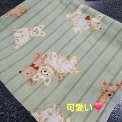 レトロ生地　生地　犬柄　Dog