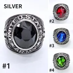 カレッジリング US ARMY シルバー ヴィンテージ ミリタリーリング