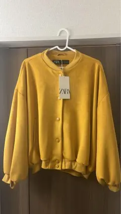 ザラ ZARA フェイクスエードブルゾンジャケット