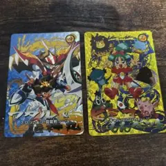 ⑤ カードダス　ディスプレイ　台紙　超魔神英雄伝　ワタル　当時物　非売品 魔神英雄伝ワタル] プレミアムカードダスコレクションが