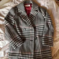 DoCLASSE 千鳥柄 ダブルブレストコート　ピーコート　週末限定値引き！