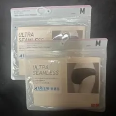 ☆未使用ユニクロUNIQLO　エアリズム　ウルトラシームレスショーツ2枚