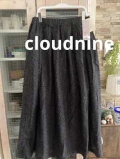 cloudnine クラウドナイン　綿ローン花柄プリント フレアスカートのサムネイル