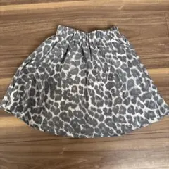 GLOBAL WORK ヒョウ柄スカート XL スカパン　キュロット
