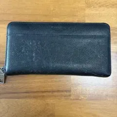 coach コーチ ブラックレザー 長財布
