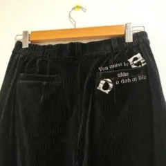 adabat 美品✨ コーデュロイ パンツ ブラック レディース Lのサムネイル