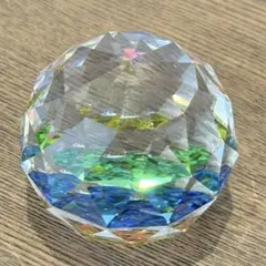 38mmダリアブルーAB❤︎カラフルサンキャッチャー スワロフスキー