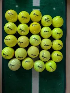 Srixon ゴルフボールイエロー 24個セットややキズあり114
