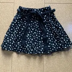 ZARA TRF フレアスカート りんご柄 チュール付きのサムネイル