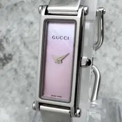 【稼働/新品電池】グッチ 3900L 腕時計 2Pダイヤ ピンクシェル クォーツ グッチ GUCCI 3900L ピンクシェル文字盤 2Pダイヤモンド