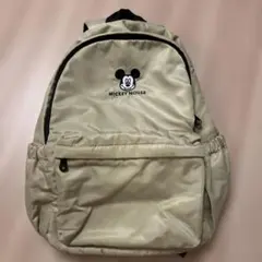 【美品】Mickey Mouse ✖️ブランシェス　ベージュリュック