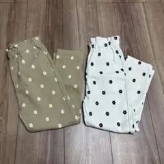 バースデイ 花柄ズボン 2枚セット 110