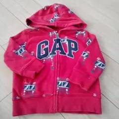 507）bebyGAP 赤 フード付きトレーナー 2歳用