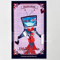 ハズビンホテル　アニメイトカフェ　ヴォックス　グリッター缶バッジ　箔押しカード 2025年最新】ハズビンホテル カード voxの人気アイテム - メルカリ